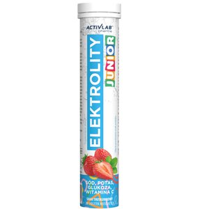 Elektrolity ACTIVLAB Junior Truskawkowy (20 tabletek)