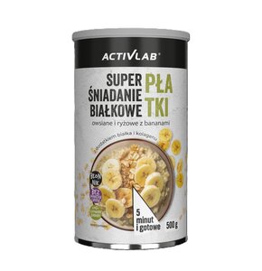 Owsianka ACTIVLAB Super śniadanie białkowe z bananami (500 g)
