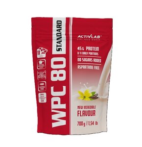 Odżywka białkowa ACTIVLAB Wpc 80 Standard Wanilia (700 g) Bez cukru