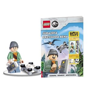 Książka LEGO Jurassic World Jurajska przygoda Bena LNC-6208 (okładka miękka)