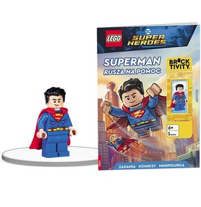 Książka LEGO Super Heroes Superman rusza na pomoc LNC-6462 (okładka miękka)