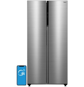 Lodówka MIDEA MDRS619FIE46 Side by Side No Frost 177.5cm Stal nierdzewna