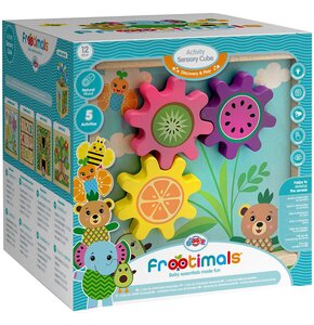 Zabawka edukacyjna KIDS EUROSWAN Frootimals Kostka aktywności sensorycznej FT00031