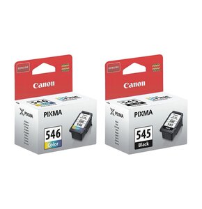 Tusz CANON CL-546 Kolorowy 9 ml 8289B001 + Tusz CANON PG-545 Czarny 8 ml 8287B001