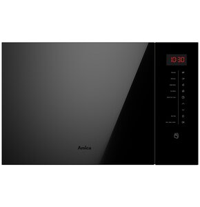 Kuchenka mikrofalowa AMICA AMMB25E2SGVBQ-TYPE 900W średnica 31.5 cm pojemność 25L Multiwave system Czarny