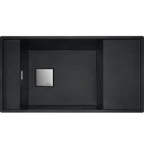 Zlewozmywak jednokomorowy z ociekaczem FRANKE Fresno FSG 611-88 114.0616.465 Onyx 49.5x87.7