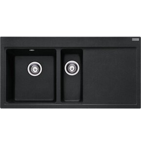 Zlewozmywak półtorakomorowy z ociekaczem FRANKE Mythos MTG 611-100 114.0743.118 Onyx 51.5x100
