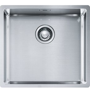 Zlewozmywak jednokomorowy FRANKE Box BXX 210/110-45 127.0453.655 Stal szczotkowana 45x49