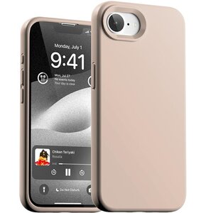 Etui MERCURY Silicone do Apple iPhone 16e Różowo-piaskowy