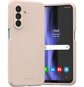 Etui MERCURY Silicone do Samsung Galaxy A26 Różowo-piaskowy