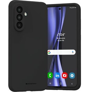 Etui MERCURY Silicone do Samsung Galaxy A36 Czarny