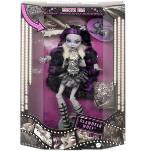 Lalka MONSTER HIGH Reel Drama Straszny Seans Clawdeen Wolf HKN28