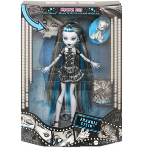 Lalka MONSTER HIGH Reel Drama Straszny Seans Frankie Stein HKN29