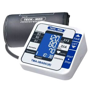 Ciśnieniomierz TECH-MED TMA-3BASIC Biało-szary