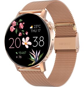 Smartwatch FOREVER Forevive 4 SB-350 Różowo-złoty