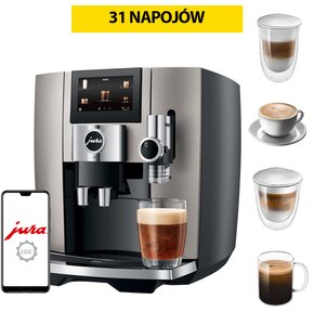 Ekspres JURA J8 Midnight Silver (EA) z systemem Sweet Foam
