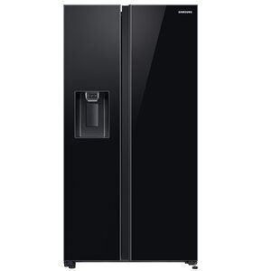 Lodówka SAMSUNG RS65R54422C Side by Side No frost 178cm Czarna Podajnik wody Kostkarka