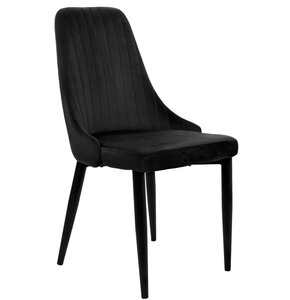 Krzesło EHOKERY Lorient Velvet Czarny