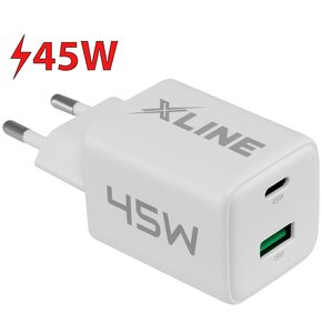 Ładowarka sieciowa XLINE WCG452W 45W GAN Biały