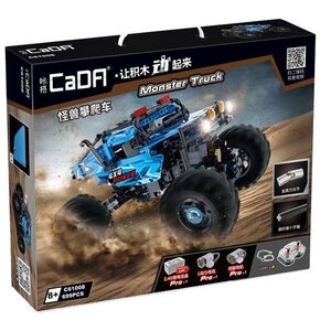 Klocki plastikowe CADA Monster Truck Zdalne sterowanie C61008W