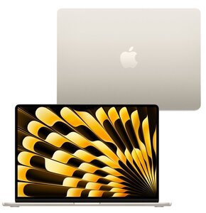 Laptop APPLE MacBook Air 2025 15.3" Retina M4 16GB RAM 512GB SSD macOS Księżycowa poświata