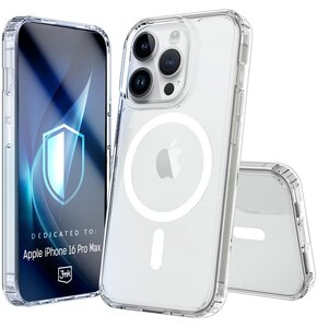Etui 3MK Armor MagCase do Apple iPhone 16 Pro Max Przezroczysty
