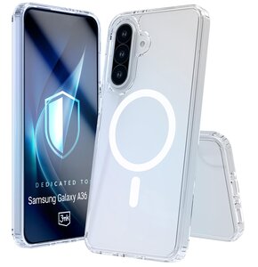 Etui 3MK Armor MagCase do Samsung Galaxy A36 Przezroczysty
