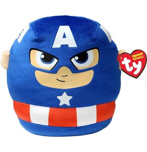 Maskotka TY Squishy Beanies Marvel Kapitan Ameryka 39257