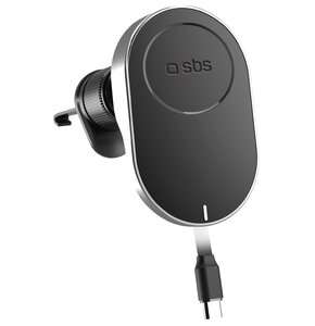 Uchwyt na telefon SBS MagSafe 15W Czarny