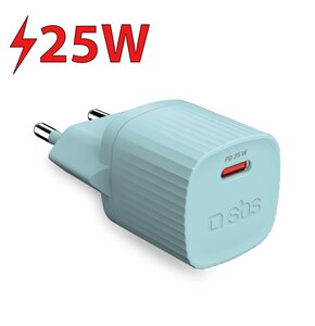 Ładowarka sieciowa SBS Eco Wall 25W Niebieski