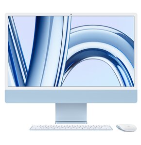 Komputer APPLE iMac 24 4k 23.5" Retina M3 10R GPU 8GB RAM 512GB SSD macOS Niebieski