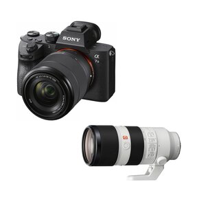Aparat bezlusterkowy SONY Alpha A7 III (ILCE7M3KB.CEC) Body + Obiektyw FE 28-70 mm f/3.5-5.6, Full Frame, 24Mpix, UHD 4K 30p, BIONZ X + OBIEKTYW SONY FE 70-200MM F2.8 GM OSS