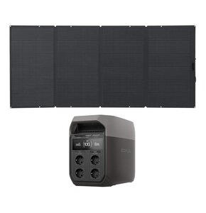 Panel fotowoltaiczny ECOFLOW 50051005 400W + Stacja zasilania ECOFLOW Delta 3 1024Wh Bank energii