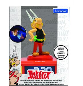 Zabawka budzik z lampką nocną LEXIBOOK Asterix RL800AX2
