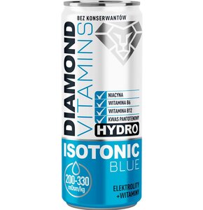 Izotonik DIAMOND VITAMINS Hydro Isotonic Blue Wieloowocowy (330 ml)