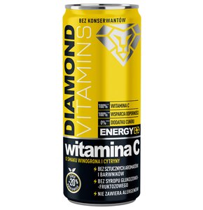 Witamina C DIAMOND VITAMINS Winogronowo-cytrynowy (250 ml)