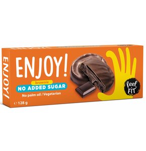 Ciastka FEEL FIT Enjoy Brownie (128 g)