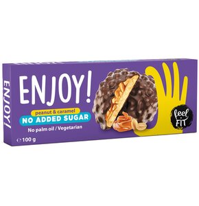 Ciastka FEEL FIT Enjoy Karmelowo-orzechowe (100 g)