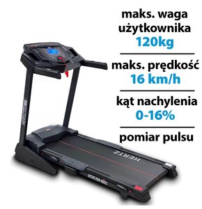 Bieżnia elektryczna HERTZ FITNESS Active 2 1840W 16km/h