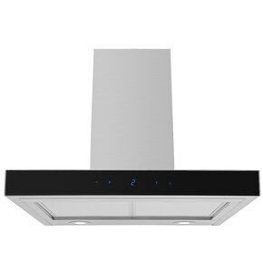 Okap VDB QB 60 Inox/czarne szkło 709m3/h 66dB klasa B