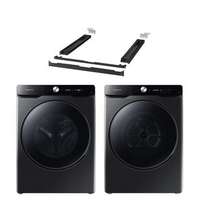 Pralka SAMSUNG AI WF20DG8650BVU4 20kg 1000 obr EcoBubble Pranie Optymalne AI + Suszarka SAMSUNG AI DV16DG8600BVU4 z pompą ciepła + Łącznik SAMSUNG SKK-ATV SA