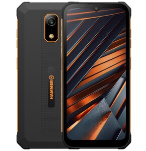 Smartfon MYPHONE Hammer Iron Va 4/64GB 6.56" Czarno-pomarańczowy