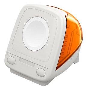 Stojak na ładowarkę SPIGEN Classic C1 do Apple Watch Biało-pomarańczowy