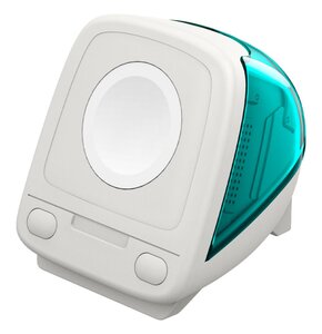 Stojak na ładowarkę SPIGEN Classic C1 do Apple Watch Biało-niebieski