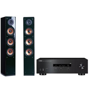 Zestaw Stereo YAMAHA R-S202D + PURE ACOUSTICS Nova 8 Czarny