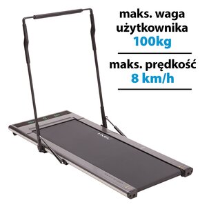 Bieżnia elektryczna HMS LOOP08 Szary 368W 8km/h