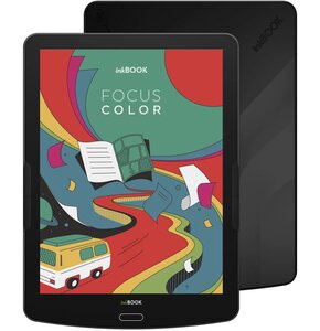 Czytnik e-booków INKBOOK Focus Color 7.8", Podświetlany ekran, Wi-Fi Czarny