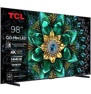 Telewizor TCL 98C69K 98" QD-Mini LED 4K 144 Hz Google TV Dolby Atmos Dolby Vision HDMI 2.1