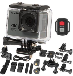 Kamera sportowa BLOW GoPro4U 4K WiFi (64GB) filmy 4k 30FPS, obiektyw 170°, wodoodporna
