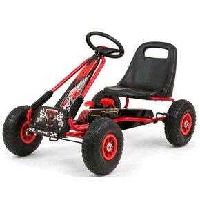 Gokart na pedały MILLY MALLY Thor Czerwony